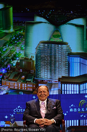 Shelly Adelson, gambling mogul and Bibi Netanyahu patron